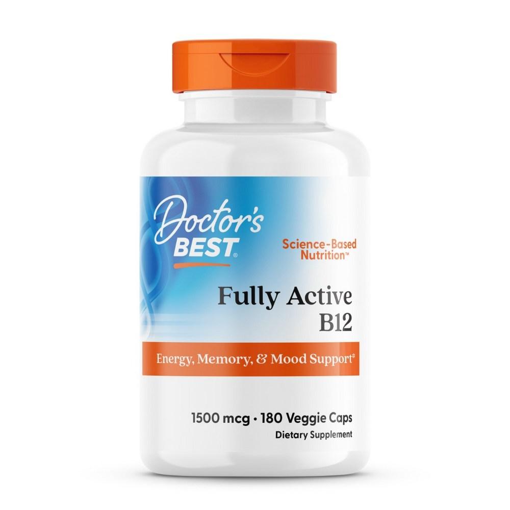 Doctors Pully Active B12 1500mcg Veggie Capsules 1 pcs 180 Tablets