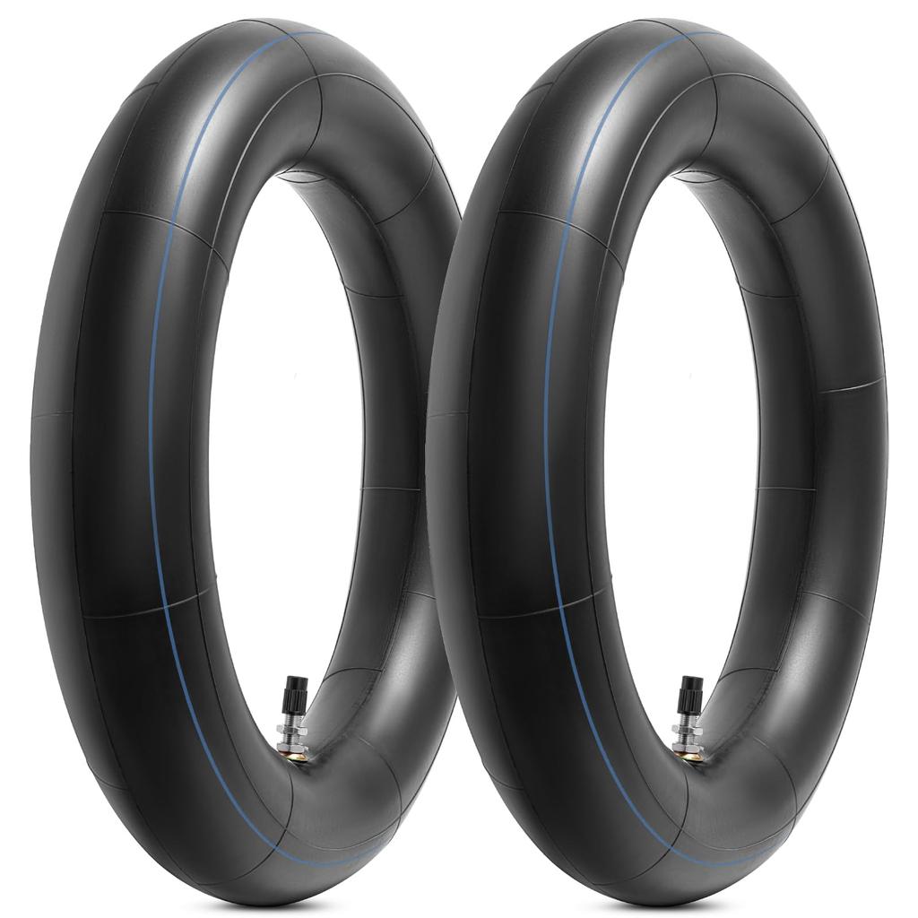 PaoWin with TR4 for Tires and 2-Pack 3.00-14 Tubes, Heavy-Duty, Valve, 3.00-14 (90/100-14) Motorcycles/Mopeds