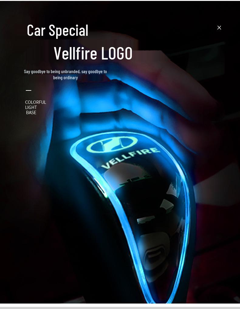 Luminous LED Gear Shift Knob for Vellfire Automatic Transmission Modification