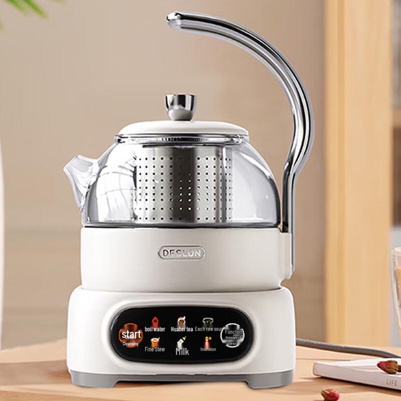 Электрический стеклянный чайник DESLON с термоизоляцией