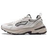 Li Ning Beicheng Cushioning Slip Resistant Abrasion Resistant Support Low Top Chunky Sneakers Men's White Gray AGCT425-1