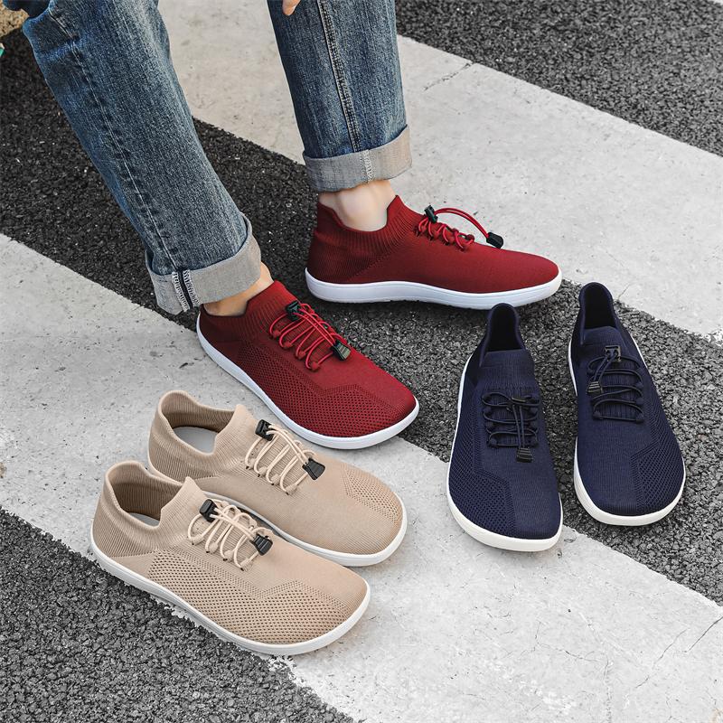 MCTIN New Mesh Women's Sneakers Breathable Match Walking Shoes Summer Wide Toe Barefoot Shoes Men