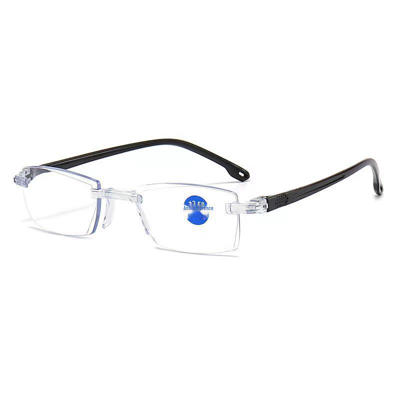 HD Anti-Blue Light Auto-Adjusting Zoom Reading Glasses - Black Tech Design
