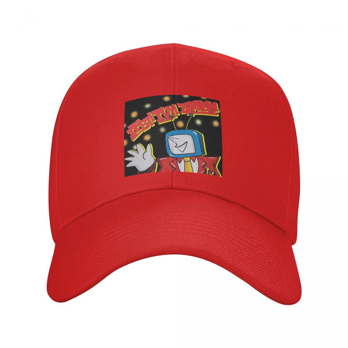 

Tenna Deltarune ITs TV Time Print Cartoon Baseball Caps Snapback Men Women Hats Casual Cap Streetwear Baseball Hat Casquette One Size