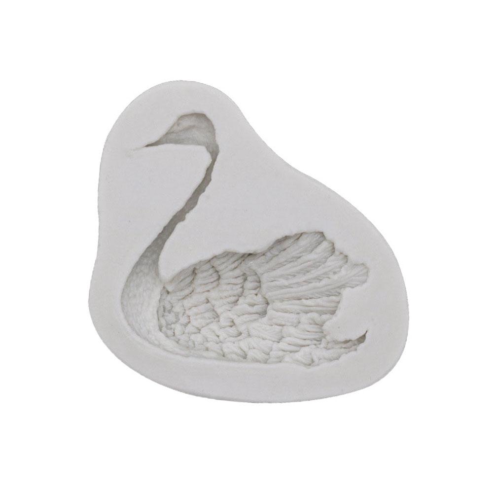 Silicone World Swan Shaped Silicone Mold Sugar Flipping Chocolate Cake Mold DIY Handmade Soap Decoration Tools Baking Mold