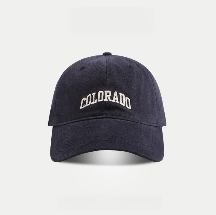 Regular Version Spring And Summer Cap Women S Embroidery High-Quality Men S Baseball Cap Small Visor regular version (56-58cm) темно-синий