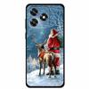 Christmas Phone Cases For Honor X5C Plus Soft Silicone Back Cover Christmas Tree for Honor Play10A 4G Protective Case Honor X5C