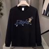 Heavy Trendy Brand Cotton T-Shirt Long-Sleeved Men'S Bottoming Shirt Trendy Autumn And Winter Men'S And Women'S Crew Neck Sweater