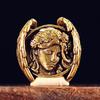 Decorative Goddess Pendant Paracord Lanyard Charm Copper Metal Decorative Keyring Bead Accessories for Tactical Gear