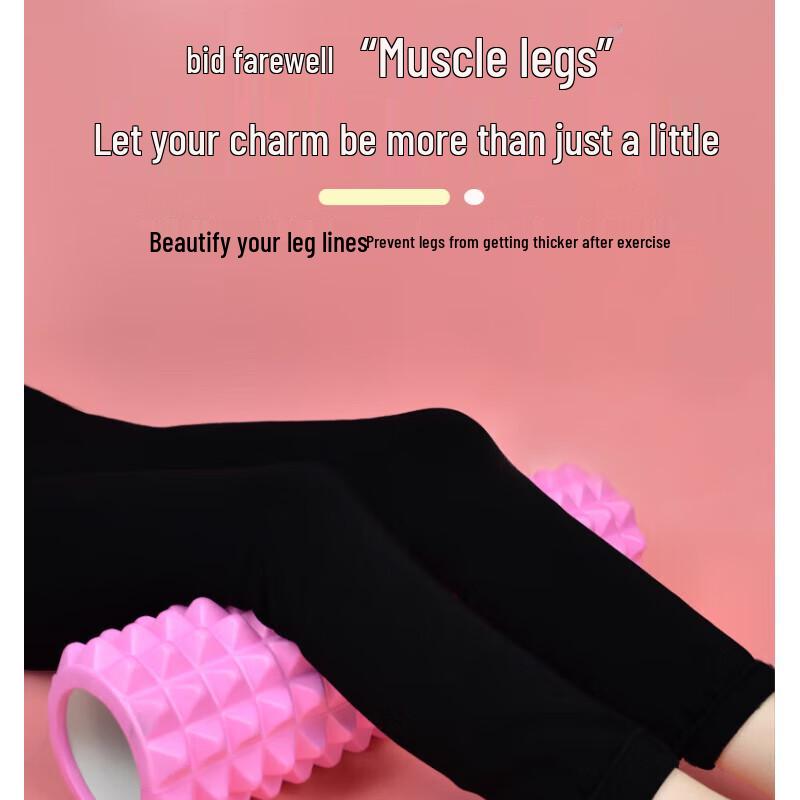 MOTION PARTNER Crescent Yoga Roller & Massage Set