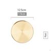 Gold Serving Tray, Round Tray Stainless Steel Platter Bathroom Sink Vanity Trays Cosmetics Jewelry