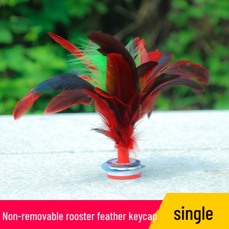 WEZHO Rooster Feather Shuttlecock