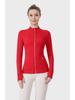 Available: Original Gold Quick-Dry Slimming Fitness Jacket with Stand-Up Collar and Long Sleeves for Running & Yoga.