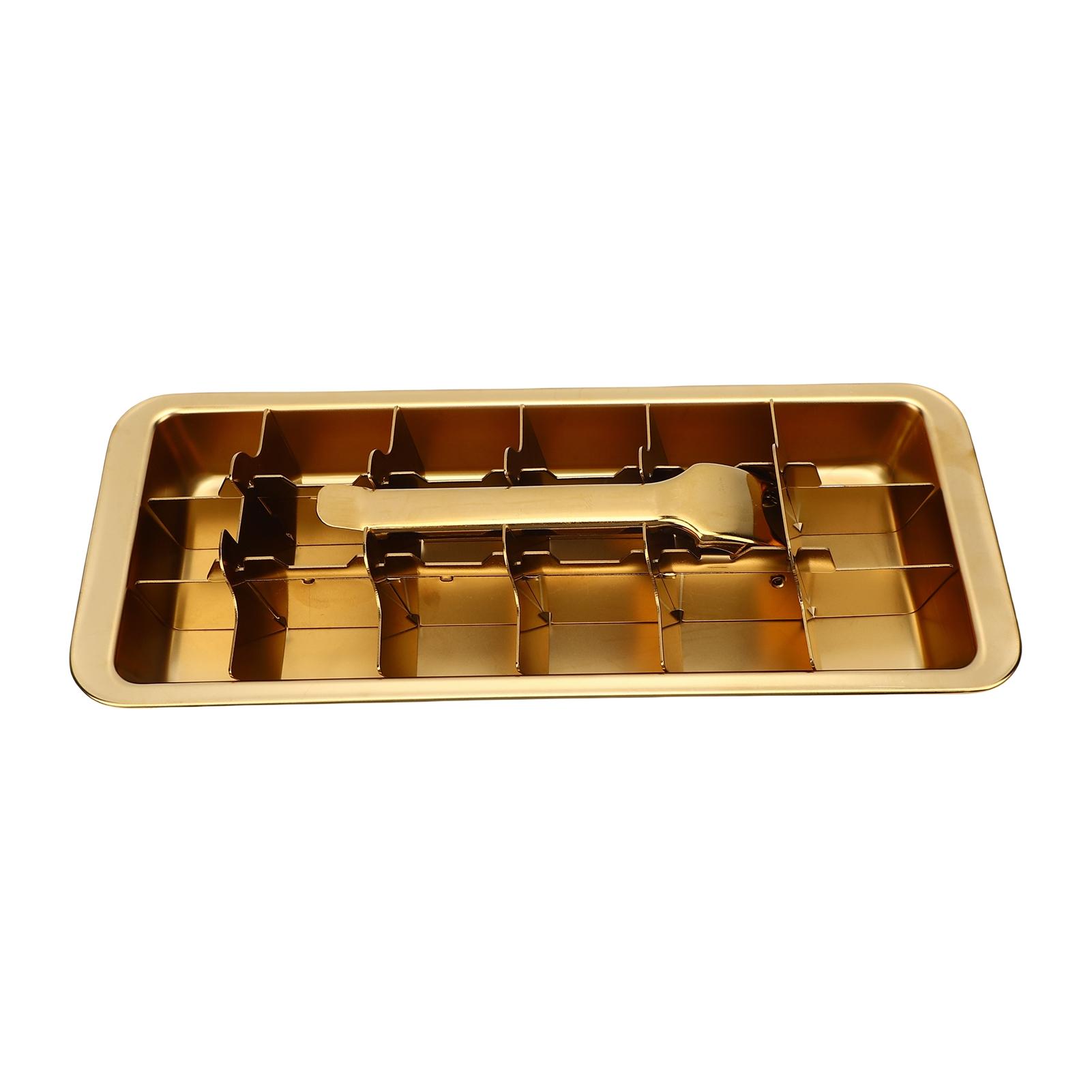 

18 Slot Trays 304 Stainless Steel Heavy Duty Easy Release Handle Retro Design for Bar Kitchen