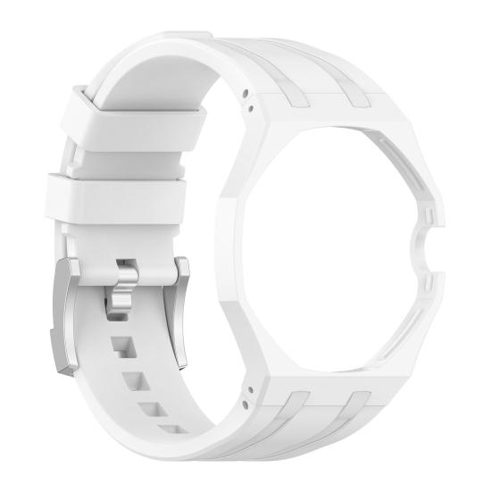 Silicone Watch Bands, Quick Release Watch Strap with Stainless Steel Buckle, Waterproof Smart Watch Strap for Men Women