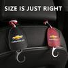 1pcs Leather Car Seat Back Hooks Portable Hanging Bag Rack For Chevrolet Colorado Cruze Spark Captiva Malibu Trax Aveo Camaro