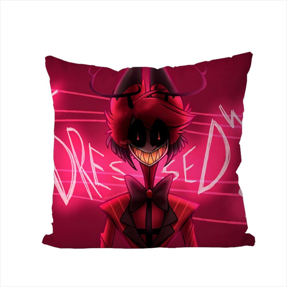 Hazbin Hotel Alastor Pillow Case For Car Sofa Decorative Home Doublesided Print Plush Square Throw Pillow Cushion Cover