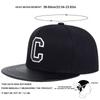Unisex C Letter Embroidery Hip-hop Hats Spring Autumn Outdoor Adjustable Casual Baseball Caps Trucker Caps Sunscreen Hat