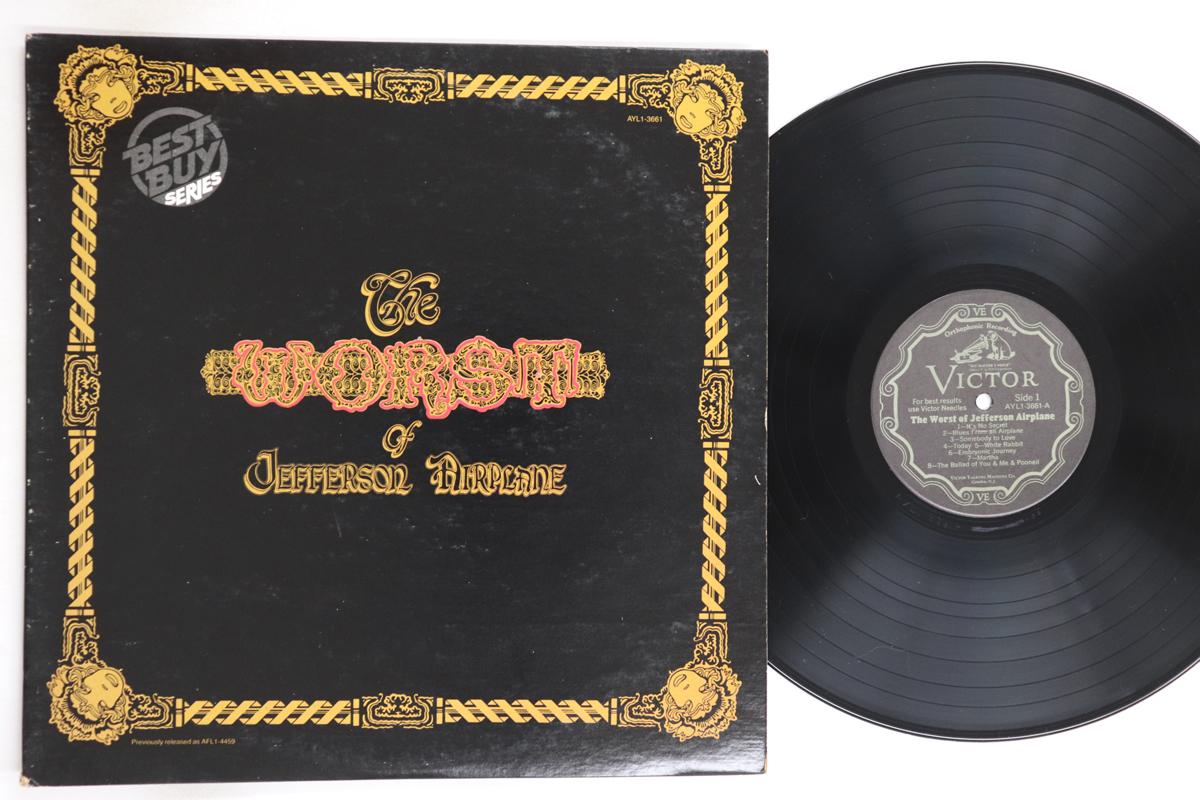 

LP Record JEFFERSON AIRPLANE - Worst Of Jefferson Airplane AYL13661 RCA VICTOR 1980 US Rock Used