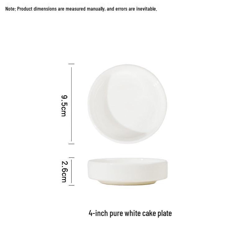 Pure White Ceramic Dishware Set: American Style Thickened Bowls, Plates, and Small Dishes - 2025 Edition.