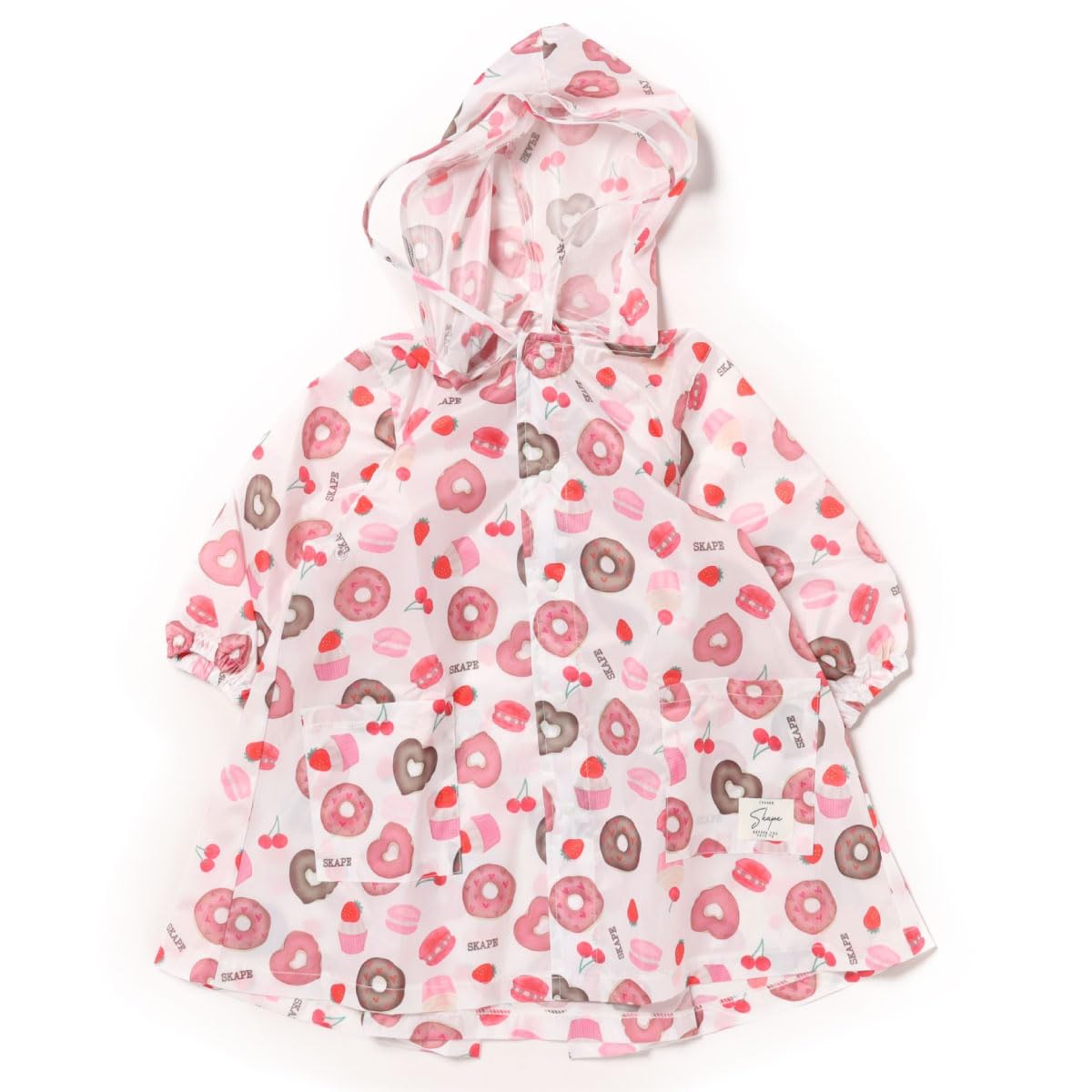 Дождевик Escape 10321207 Для девочек, Белый, Размер S (85-95)