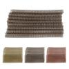 100Pcs Double Loop Wire Binding Spine 100 Sheet Capacity 3:1 Pitch 34 Loop 12.7mm Diameter Set Kit F