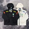 Brasilien lädt Neymar mit den gleichen Fußball-Halbzug-Trainingsanzügen für Herren und Damen, Trenchcoats mit Fleece und dünnen Kapuzenjacken auf
