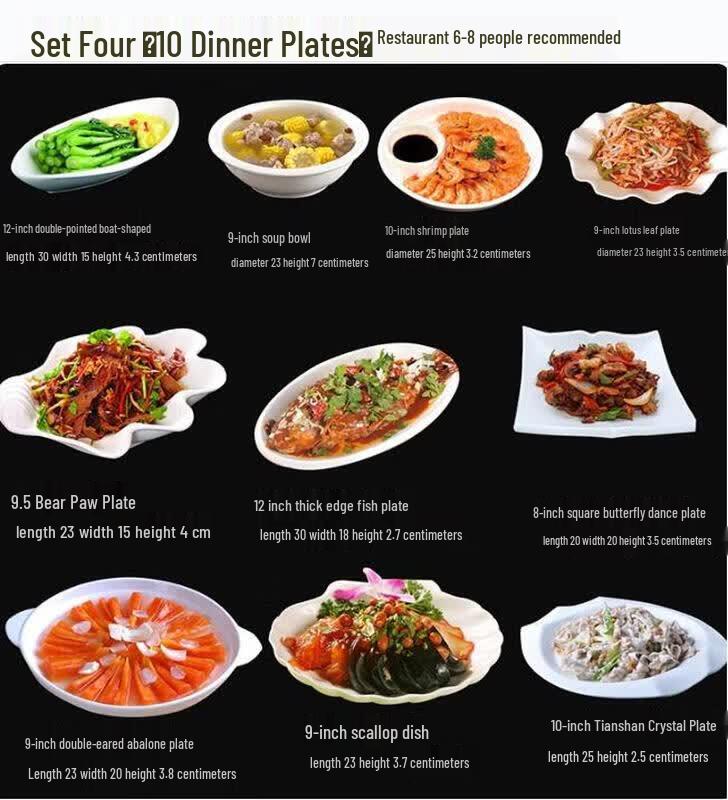 ZLIII Creative Irregular Ceramic Plate Set