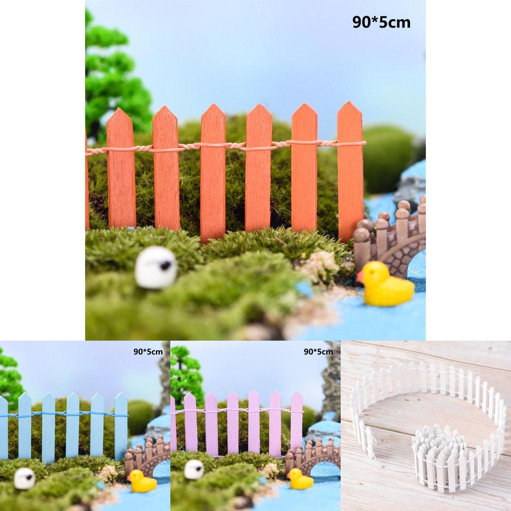 Mini Diy Wood Fence For Miniature Plant Decor And Landscape Crafts**