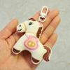 Hanging Decor Horse Plush  Keychain Cute Design Pony Plush Pendant  Backpack Decoration