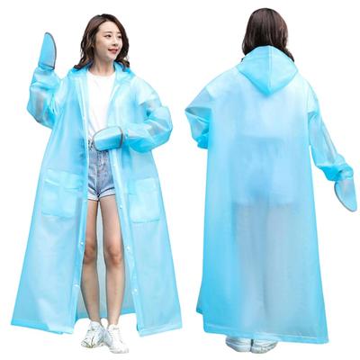 Bicycle Raincoat with Double Brim and Transparent Face Guard Keeps Your Face Comes with Storage Large Long Large Transparent Sun Guerrilla Heavy and