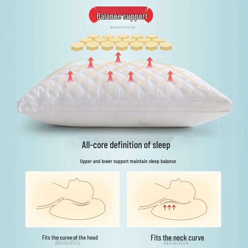 Nanjiren Antibacterial Fiber Hotel Pillows (Pair)