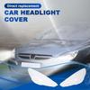 1 Pair Transparent PC Headlight Lens Cover for Peugeot