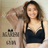 GYDA Up Me Styling M Night Day and Night Large Night High Side High Side Sports Beautiful Small Bust Corrective Underwear [AGARISM] Bra, Black, Size,