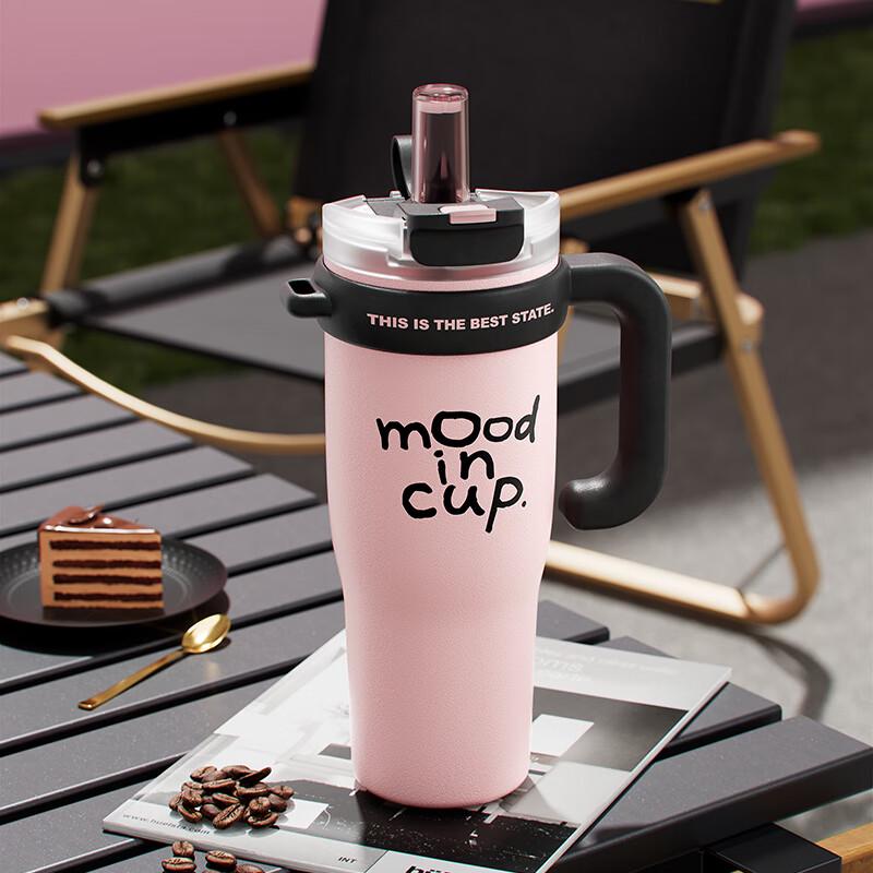 RELEA Large Capacity Insulated Straw Cup