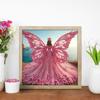 5D DIY Partial Special Shaped Drill Diamond Painting Kit Girl Decoration 30x30cm