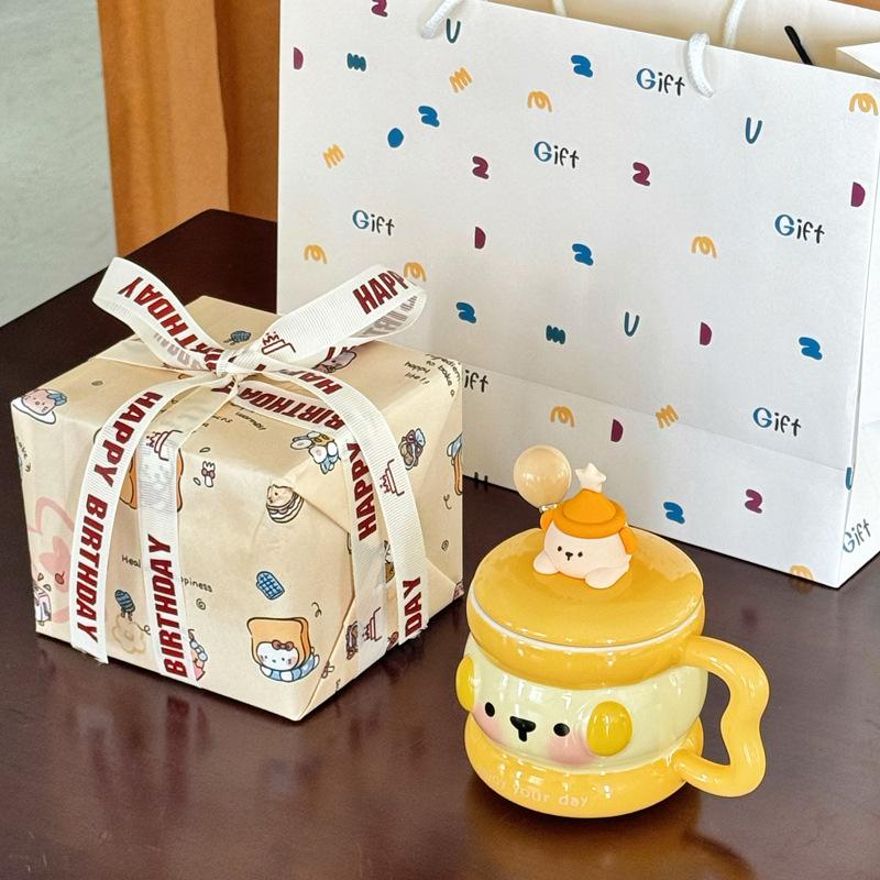 Abschlussgeschenk für Mädchen, Freundinnen, super süße Welpen, Keramiktassen, Kaffeetassen, Lehrer, Klassenkameraden, Souvenirs