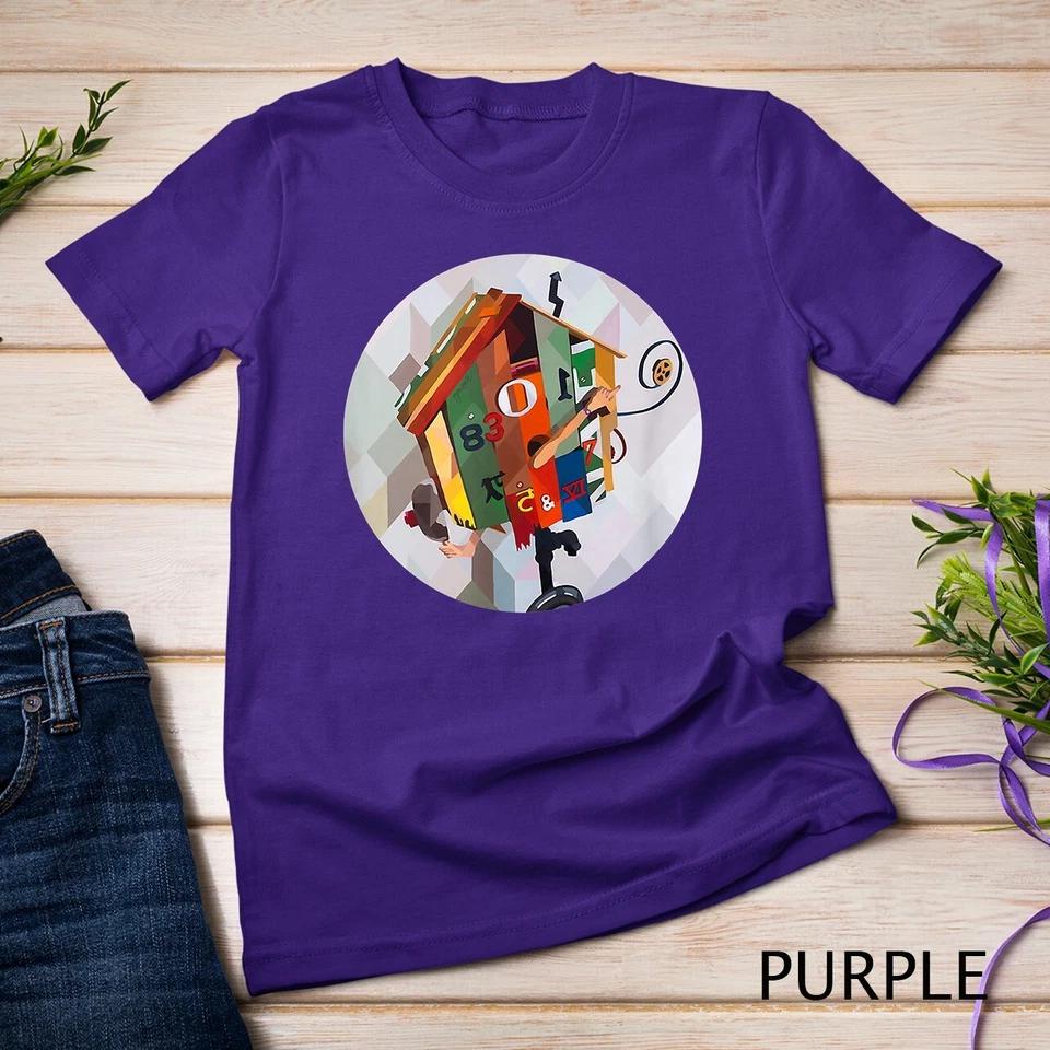 Clock Augmented Reality Unisex T-shirt 9 XL