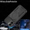 Magnetic Case For Oppo A6x 5G / A6x 4G Shockproof TPU + PC Phone Back Cover with Kickstand