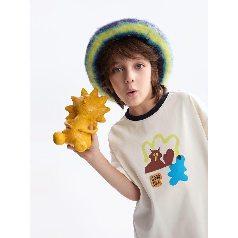 Mqd Children's Clothing Boys' Suit Summer New Style Kidsren's Patchwork Breathable Short-Sleeved T-Shirt Trendy Cool Shorts Two-Piece Set