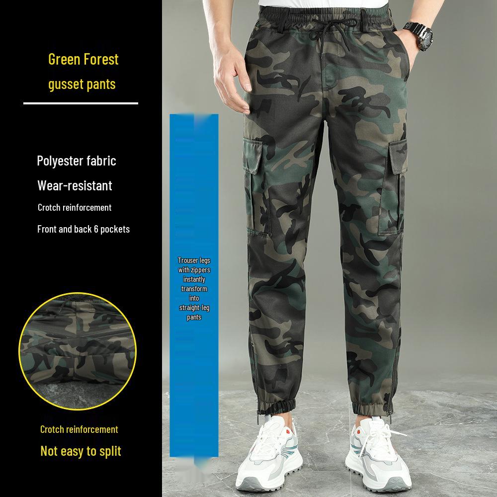 

Унісекс двошарові робочі штани камуфляжного забарвлення: Зносостійкий, стійкий до розривів для зовнішнього будівництва 195/4XL (Advice: 195-220 lbs)