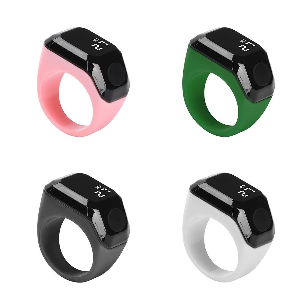 Smart Ring Counter Bluetooth Digital Display with OLED Screen Type-C Rechargeable Infinite Counting Wearable for Prayer