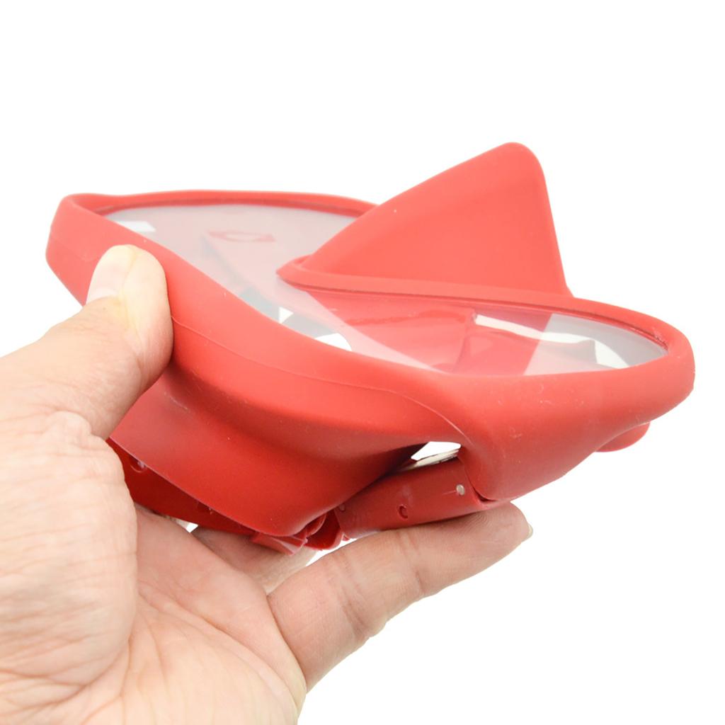 Silicone Anti-Fog Diving Mask Tempered Glass Frameless Snorkel Mask for Friend Family Neighbors Gift