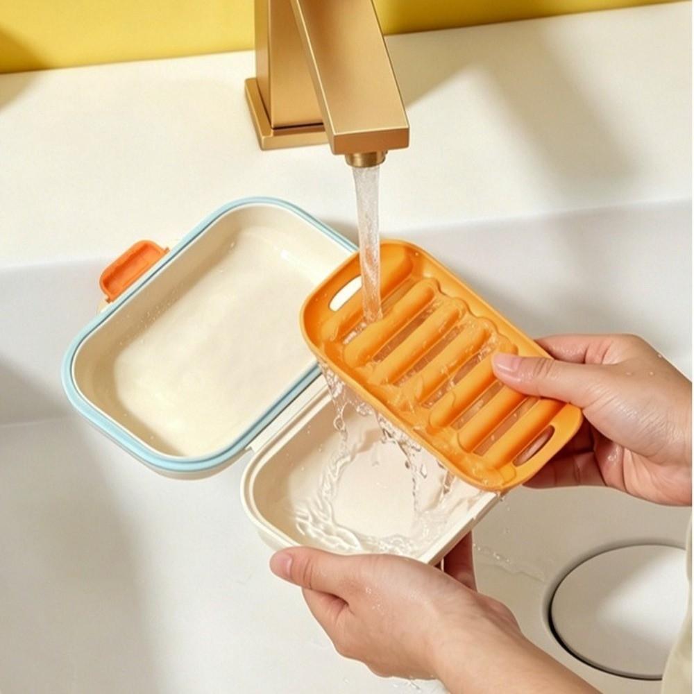 New Sealed Design Bar Soap Holder Leak Proof Portable Travel Soap Case with Lid Soap Storage Box For Travel