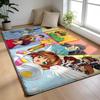 Fußmatte Weicher Flanellteppich Rutschfeste Saugfähige Matte für Badezimmer Schlafzimmer Heimdekoration C Cardcaptor S Sakura Cartoon