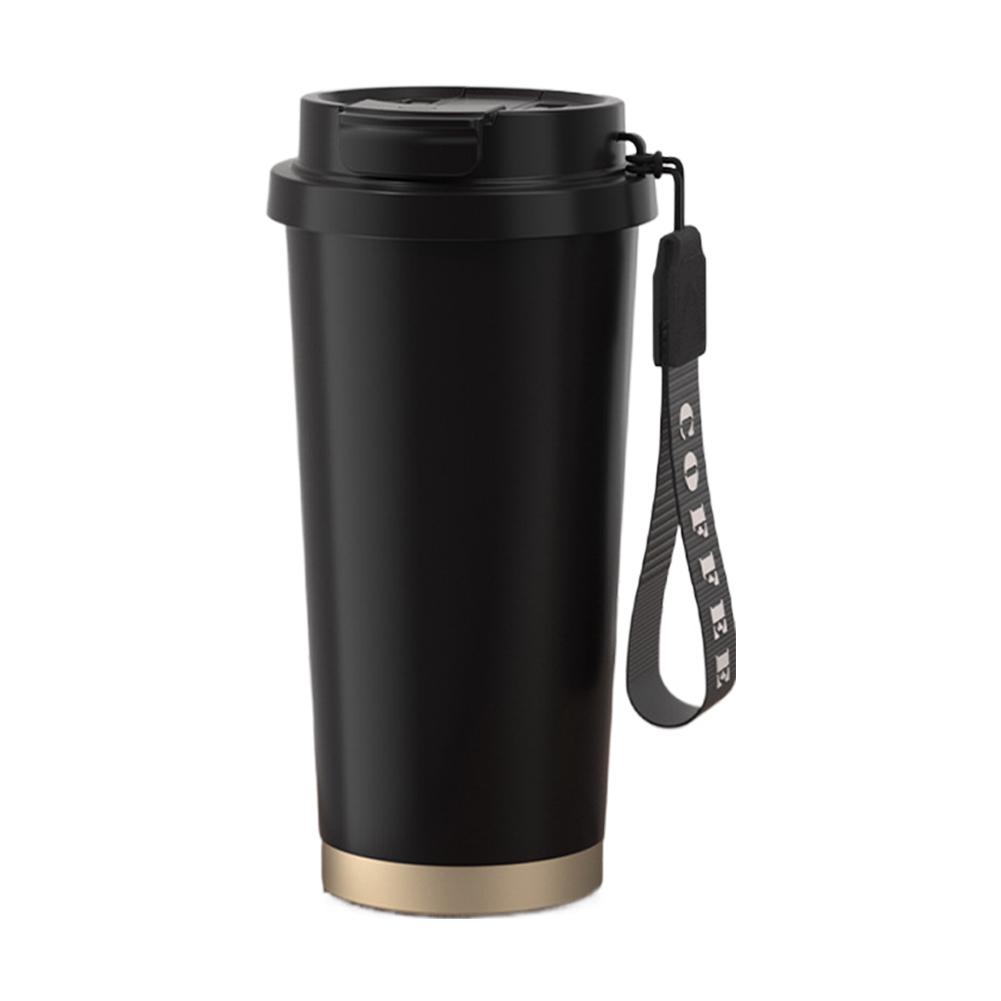 530ml Large Capacity Ceramic Vacuum Flasks Reusable Double Wall Thermoses Stainless Steel Coffee Mug Insulated Cup Home Supplies