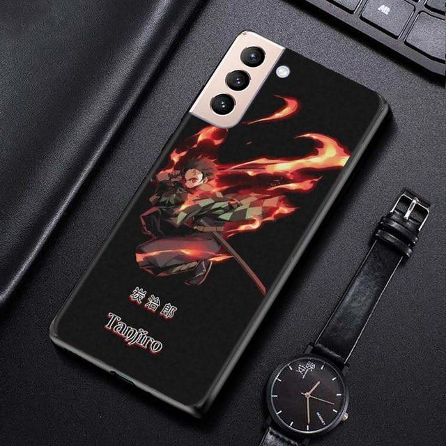 Shell For Samsung Galaxy S21 S20 S10 S9 S8 Plus Ultra 5g S10lite S10e S7edge S20 S21 Fe Cover Case Demon Slayer Kimetsu Anime