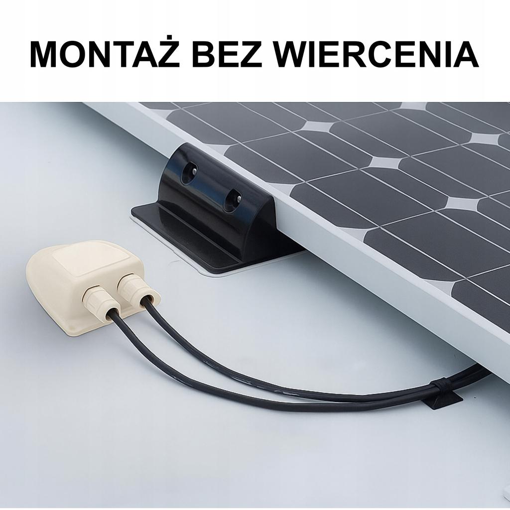 Przejściówka dachowa przepustka przelotka na 2 kable przewód solarny kamper