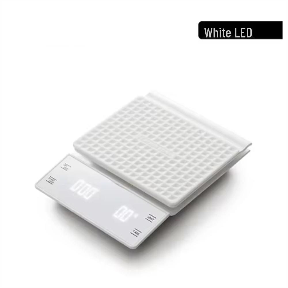 Digital Coffee Scale with Touchscreen, Pour-Over, Portable Timer, 3KG, Light Luxury Design