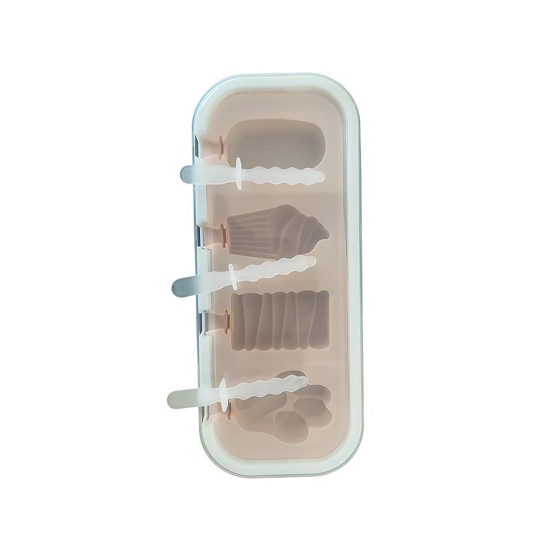 Food-grade silicone cheese stick ice cream mold, easy demolding. Cute paw shape for homemade holiday desserts and party treats. 1pc